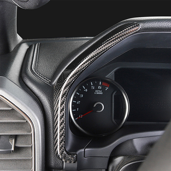 Εσωτερική διακοσμητική βάση για ταχόμετρο Ford F-150 Raptor – ανθρακονήματα, εγκατάσταση με κόλλα, επένδυση πίνακα οργάνων