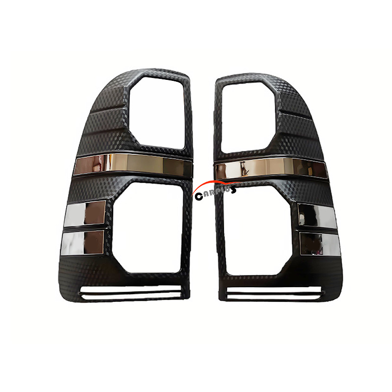 Πλαίσιο φρουρού φώτων οπίσθιο για Toyota Hilux Vigo 2012-2014 — ABS, αυτοκόλλητη εγκατάσταση, καλύμματα πίσω και εμπρός φωτεινών, διακοσμητική προστασία