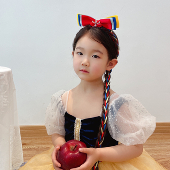 Kopča za kosu iz serije Princeza s mašnicom od tekstila, za djecu