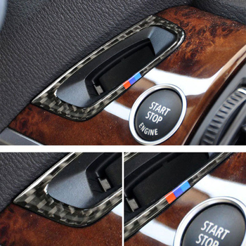 BMW X5 X6 oglekļa šķiedras atslēgas atvēruma apdare iekšējai (E70/E71) – pielāgojama