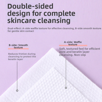 Cotton House Ühekordsed näopuhked — Mikrofiiber, Lihtne kudumine, Kohandusteta