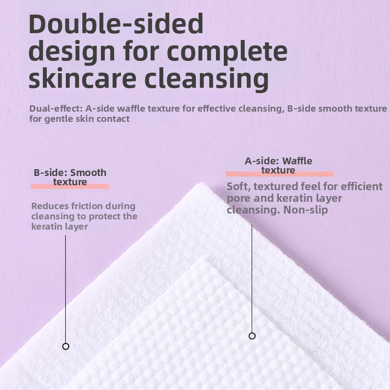 Cotton House Ühekordsed näopuhked — Mikrofiiber, Lihtne kudumine, Kohandusteta