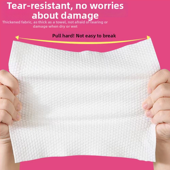 Karājamas vienreizējās sejas tīrīšanas salvetes, 200 gab., augu šķiedras, vienkārša auduma