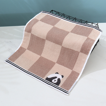 Ručnik za lice, veliki kvadrat, debeo, 100% pamuk, jacquard, 32 vlakna, 50 g, upija vodu za 5–10 sekundi