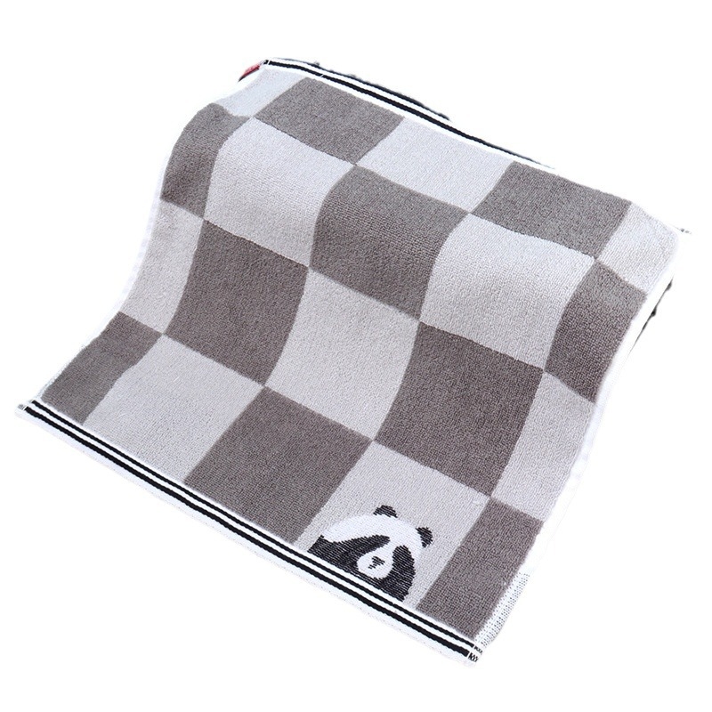 Ručnik za lice, veliki kvadrat, debeo, 100% pamuk, jacquard, 32 vlakna, 50 g, upija vodu za 5–10 sekundi