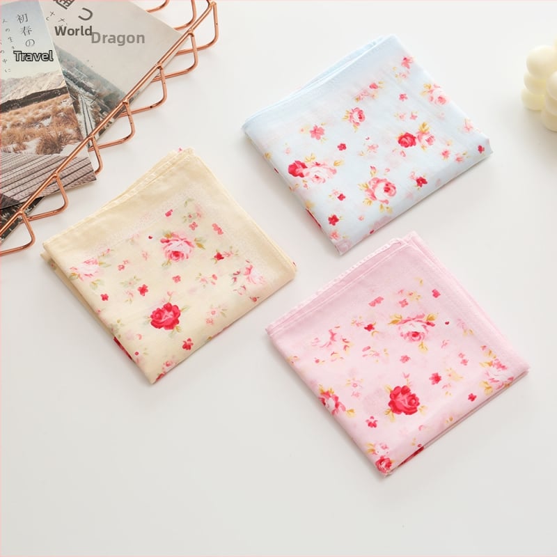 Zelue handkerchief z 100% bavlny s vlastnou grafikou loga a spracovaním na požiadanie, hmotnosť 16 g