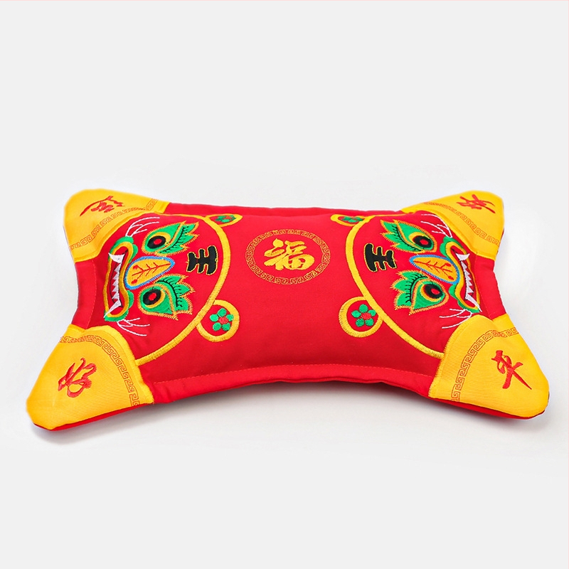 Laste tigra peaga tikitud padi, puuvillane kate, kohandatav, sobib 0–3-aastastele