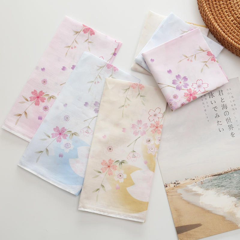 Nosna maramica od čiste pamuka s cvjetnim uzorkom, 16 g, Zelue, mogućnost prilagodbe obrade