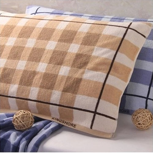 Jastučnica od pamuka sa satenskim platnom u engleskom karu – 100% pamuk, ispisani logo, mogućnost prilagodbe