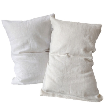 Jastučnica, laneno-pamukova mješavina 55% lan / 45% pamuk, obična tkanina, reaktivno bojanje, moderan minimalistički stil, platno od 30 niti