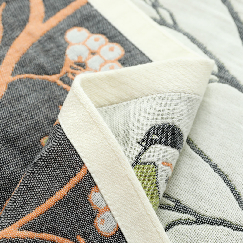 Κάλυμμα μαξιλαριού από γάζα έξι στρώσεων, καλοκαιρινό στυλ ιαπωνικού ύφους, ευρωπαϊκό σχέδιο, για μονό ή ζευγαρωμένη χρήση