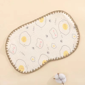 Μωρό μαξιλαροπετσέτα, 100% βαμβάκι, με εκτύπωση λογότυπου, προσαρμοσμένη επεξεργασία, διανομή μονάδας διαθέσιμη