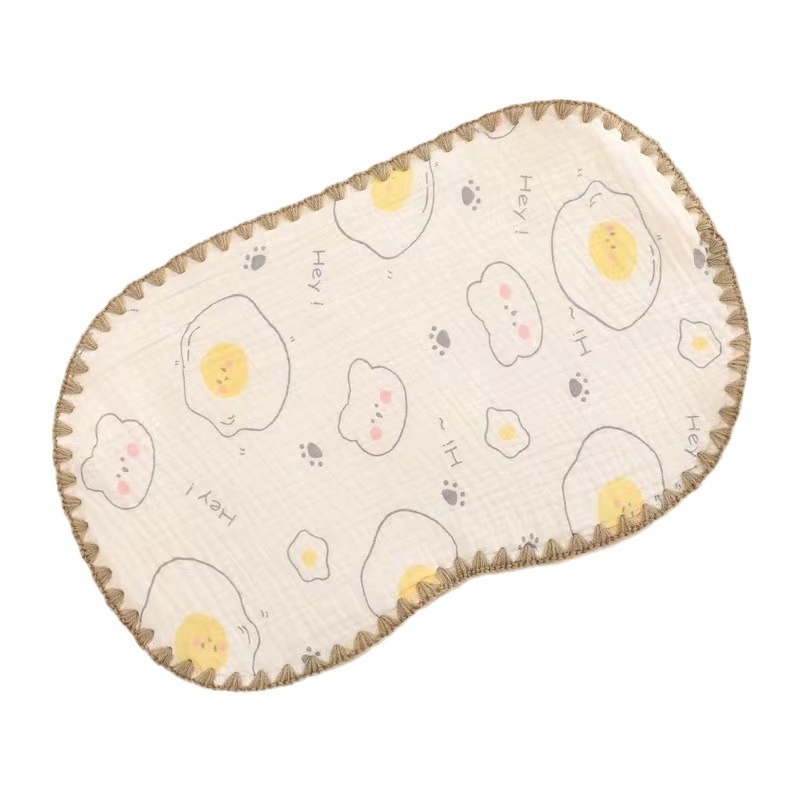 Μωρό μαξιλαροπετσέτα, 100% βαμβάκι, με εκτύπωση λογότυπου, προσαρμοσμένη επεξεργασία, διανομή μονάδας διαθέσιμη