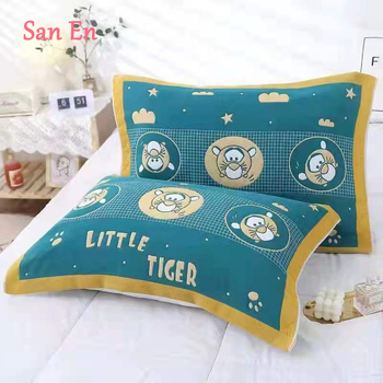 Sanen pagalvės rankšluostis iš marlės, su atspausdintu logotipu, pritaikomas apdorojimas, licencijuota privati etiketė