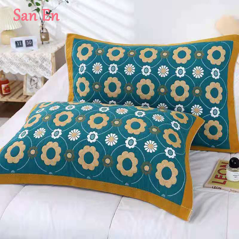 Sanen pagalvės rankšluostis iš marlės, su atspausdintu logotipu, pritaikomas apdorojimas, licencijuota privati etiketė