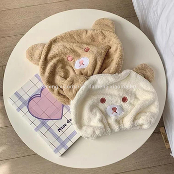 Căpăcel pentru uscarea părului, din bumbac, brodat, sub 30 g, brand Worry-free