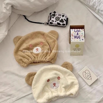 Căpăcel pentru uscarea părului, din bumbac, brodat, sub 30 g, brand Worry-free