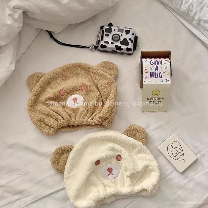 Căpăcel pentru uscarea părului, din bumbac, brodat, sub 30 g, brand Worry-free