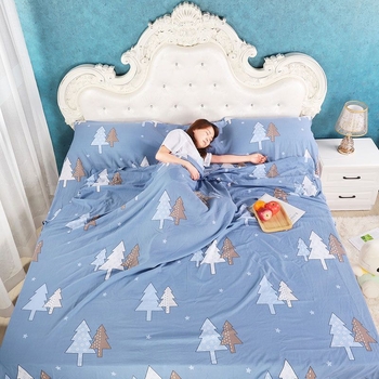 Husă pentru sac de dormit, material poliester-bumbac, pentru hoteluri și călătorii, compatibilă cu sacii de dormit