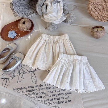 Dječja haljina s čipkastim rubom, cvjetni uzorak, poliester, slatki prinčevski stil