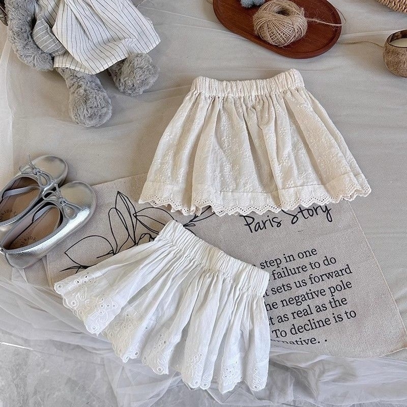 Dječja haljina s čipkastim rubom, cvjetni uzorak, poliester, slatki prinčevski stil