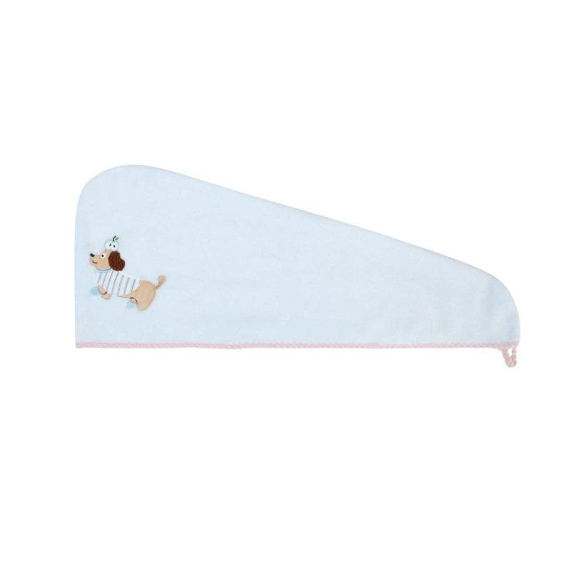 Kapa za sušenje kose s prošivenim slatkim štenadom, pojačana konstrukcija, visoka apsorpcija, brzo sušenje, pulover turbanski stil