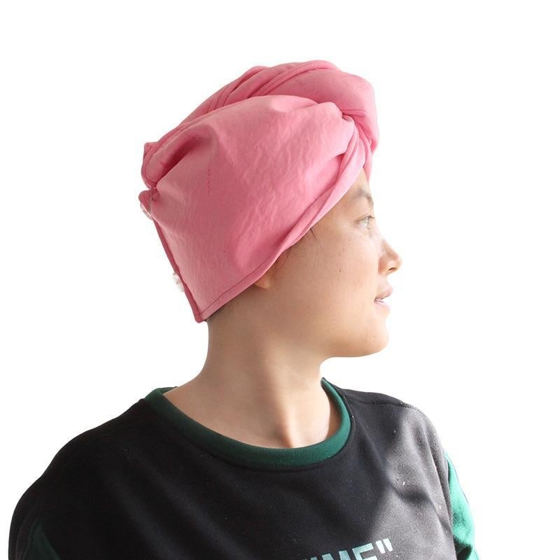 Kapa za sušenje kose, dvostruko slojna, imitacija jelenske kože, bez dlačica, brzo upijajuća, za žene (Brand: Gimbal; Materijal: Mješavina; Pređa: 150D; Proizvodni proces: Six-weft hair forging; Težina: 120–139 g)