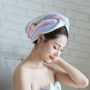 Kapa za sušenje kose od koralnog flisa, prilagodljiva, šivanje (hemming), težina 50-79 g, 14 vlakana