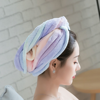 Šešir za sušenje kose - koralni fleece, prilagodljiv, našiven, 50–79 g, 14 vlakana