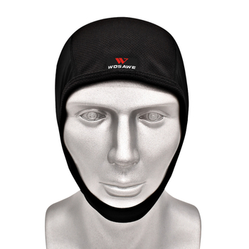WOSAWE Kvėpuojanti motociklo galvos šalikas - universalus suaugusiųjų, vidinis dangtis skrybėlės, poliesterio-elastano-nailono mišinys, greitai džiūsta