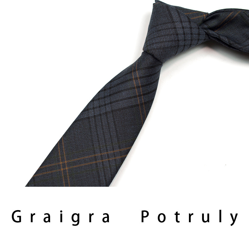 Унисексови вратовръзка хаундстоут жакардова, арроу стил, геометричен дизайн, подплата от полиестер