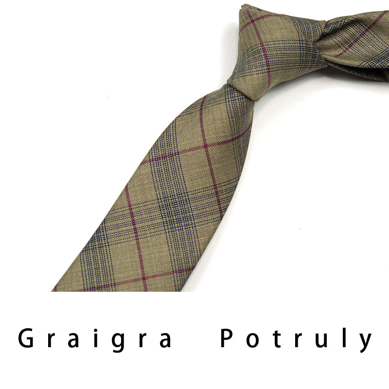 Унисексови вратовръзка хаундстоут жакардова, арроу стил, геометричен дизайн, подплата от полиестер