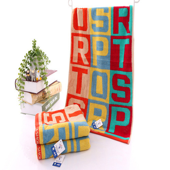 Prosop de sport din bumbac satin, 150 g, logo tipărit, personalizabil, absorbție 5–10 s