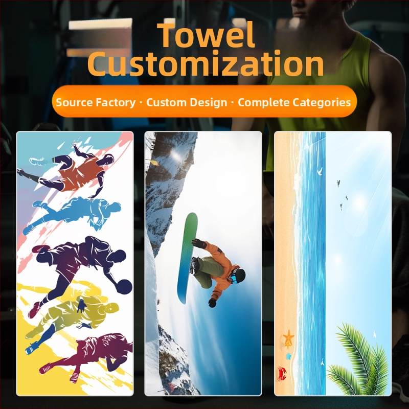 Sportinis rankšluostis iš mikrofibro su vėsinimo efektu sudrėkus, pritaikomas logotipas, greitas džiovinimas, 200–400 gsm