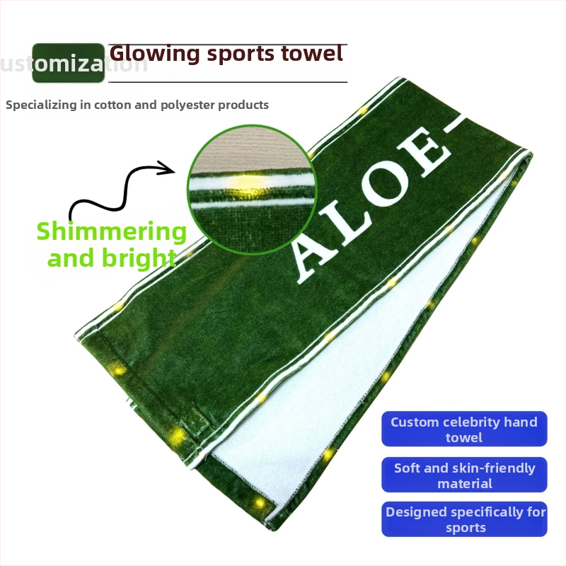 Kohandatud puuvillast spordirätik, 100 g, kiire kuivamine, 5–10 s imavus, logotüübi trükkimine saadaval