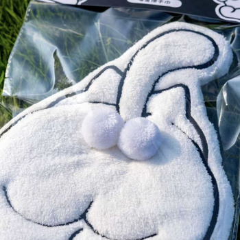 Ručni ručnik s preslatkim apstraktnim dizajnom mačića jaje, za kuhinju i kupaonu, izvezeni Coral fleece, 150D, težina 30–50 g