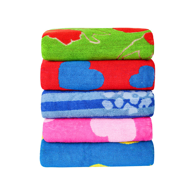 Yonghua Jacquard fürdőlepedő, 100% pamut, nedvszívó és gyorsan száradó, nyomtatott mintázat, 200 g vagy annál több