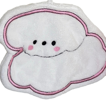 Prosop de mână de atârnat - Design drăguț cu câine desen animat, absorbant, bumbac 100%, 150D, sub 30 g, Chef Lele