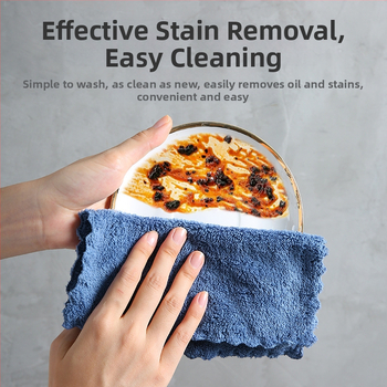 Set 10 prosoape de curățare din microfibră, prosop de mână, Grace/Jie Liya, 100–120 g, model simplu, lansat în 2023