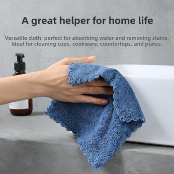 Set 10 prosoape de curățare din microfibră, prosop de mână, Grace/Jie Liya, 100–120 g, model simplu, lansat în 2023