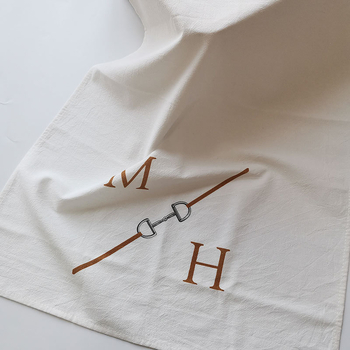 Prosop de bucătărie din 100% bumbac, imprimare digitală, 110 g, absorbție 5–10 s, personalizabil