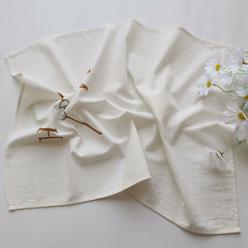 Prosop de bucătărie din 100% bumbac, imprimare digitală, 110 g, absorbție 5–10 s, personalizabil