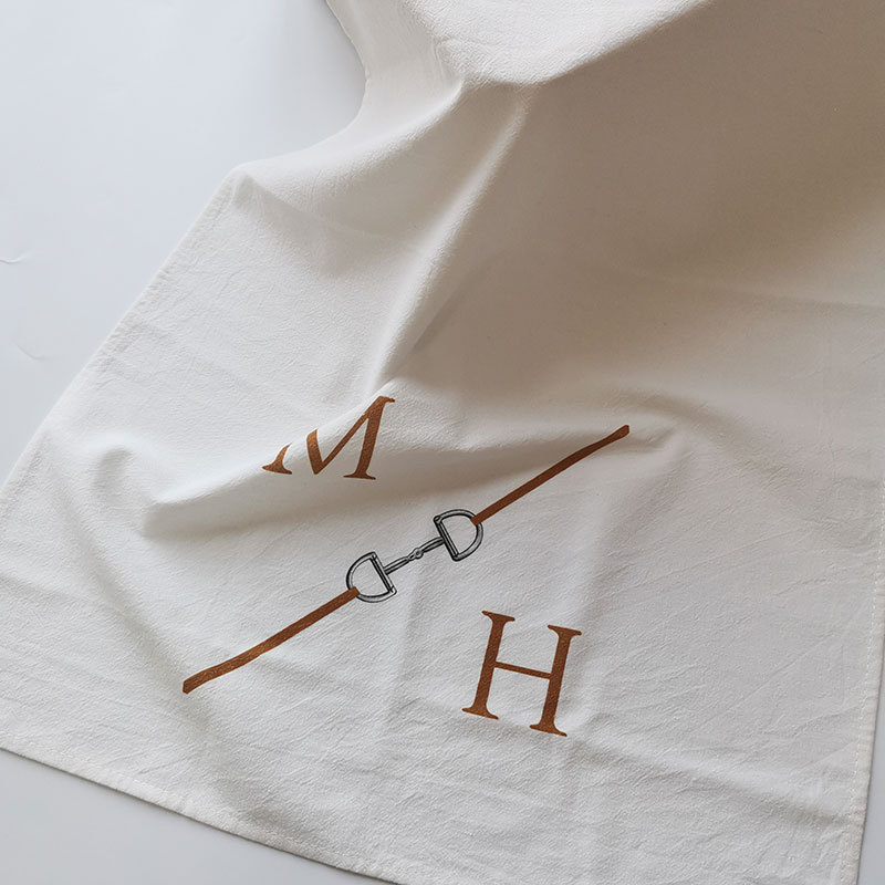 Prosop de bucătărie din 100% bumbac, imprimare digitală, 110 g, absorbție 5–10 s, personalizabil