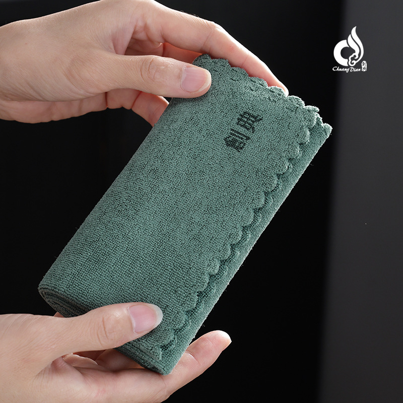 Prosop de ceai - Chenille pentru curățarea ceainicelor și a seturilor de ceai