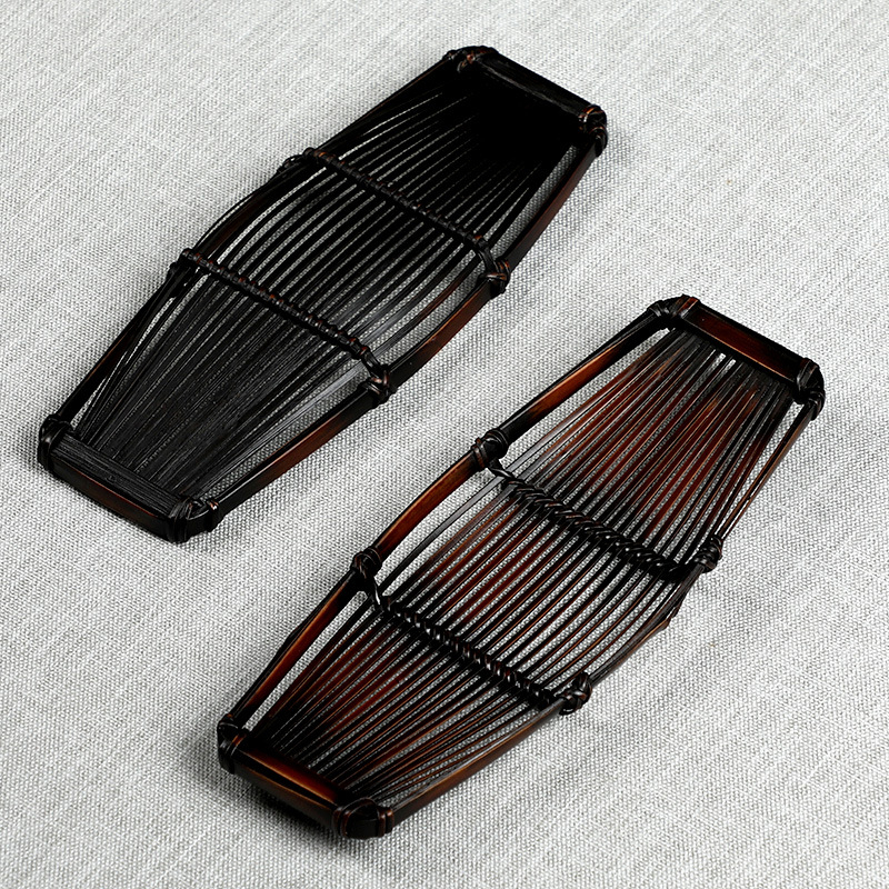 Lakirani držač za čajnu krpu od bambusa i posuda za grickalice – japanski stil, kineski stil, pribor za čajnu ceremoniju