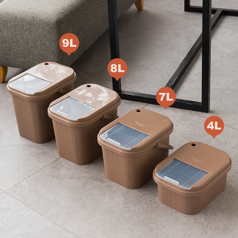 Fu Yayu četvrtasta plastična kanta za ostatke čaja sa cjedilom, jednostavan stil