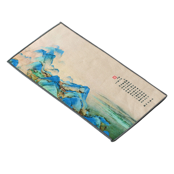 Peach White Dvostruka krpa za čaj – Upijajuća platnена krpa, Logo otisnut