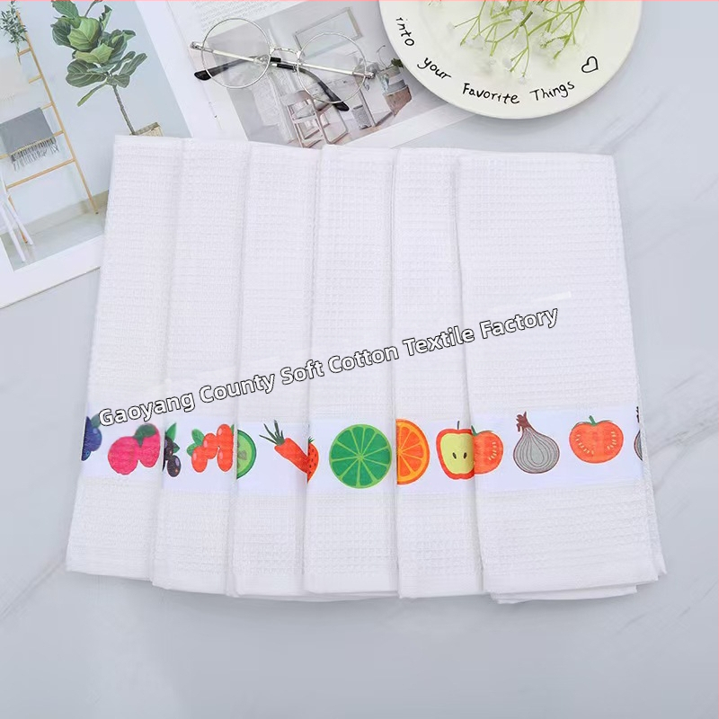 Tee rätik - segamaterjal, 55 g, Logotüübi printimine saadaval, Vee imendumine 5–10 s