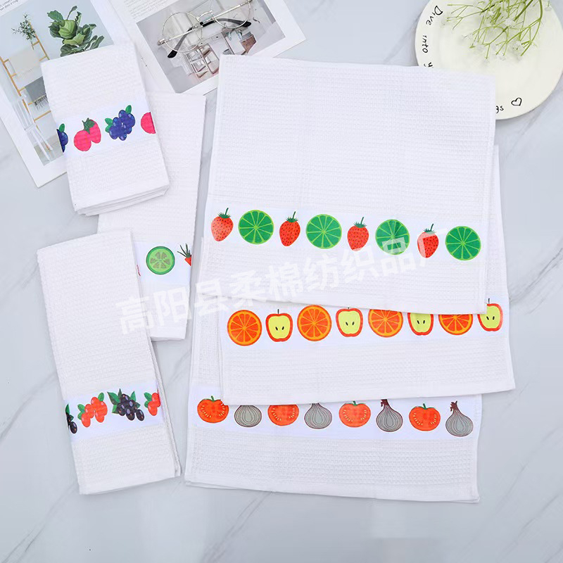 Tee rätik - segamaterjal, 55 g, Logotüübi printimine saadaval, Vee imendumine 5–10 s