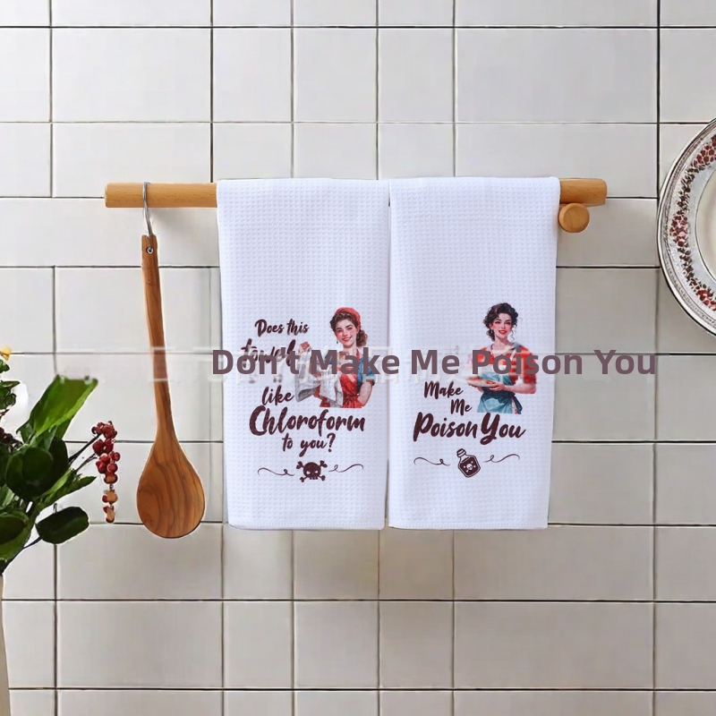 Mikrofiiber köögirätik, 400 GSM, kohandatav trükk, ananassimuriga